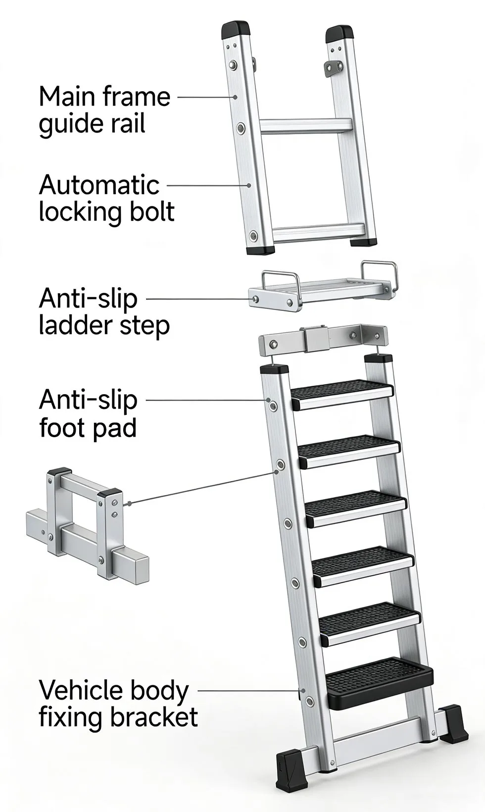 Specialty Vehicle Climbing Ladder